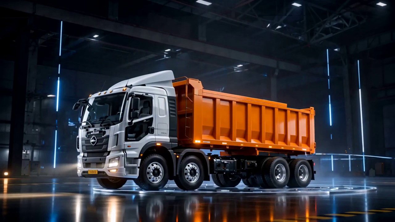 Animasi dump truck MTU Karoseri