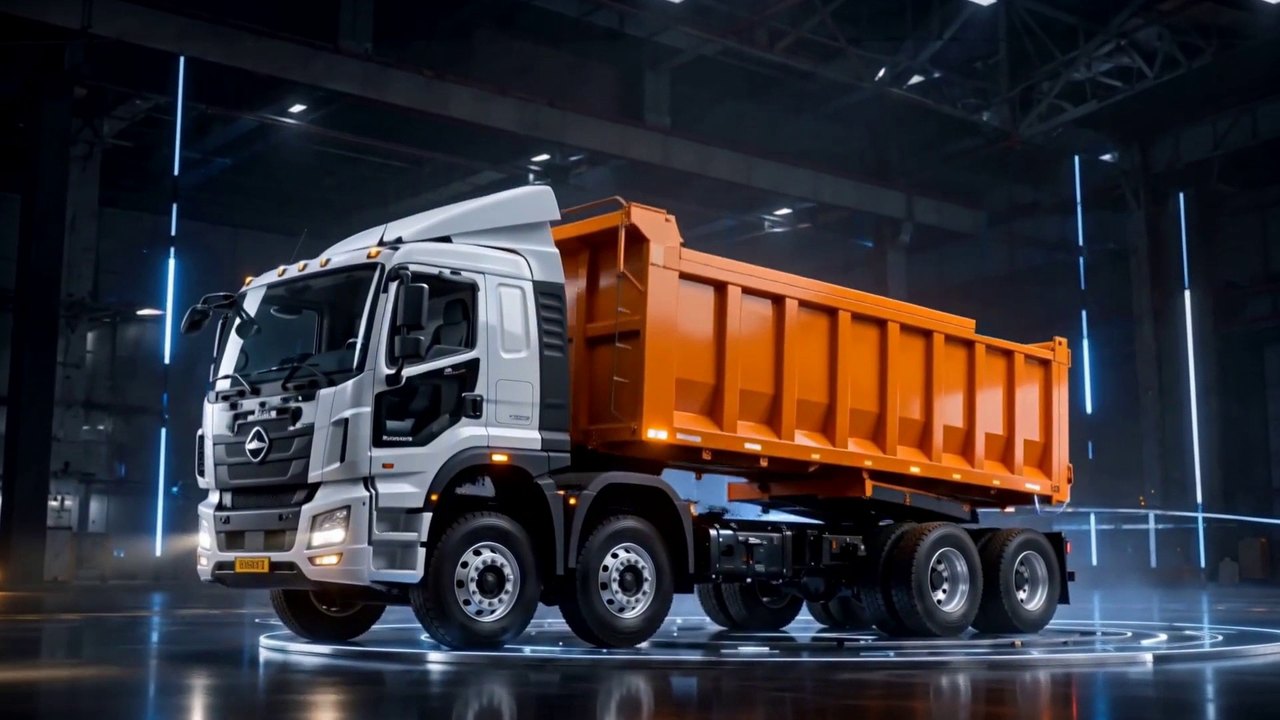 Dump truck dalam tahap penyatuan