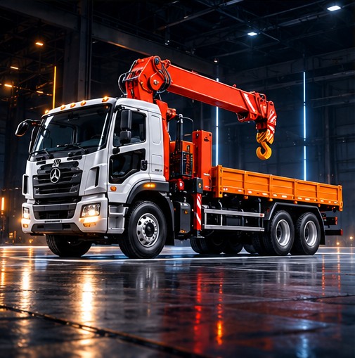 Ilustrasi varian truk crane