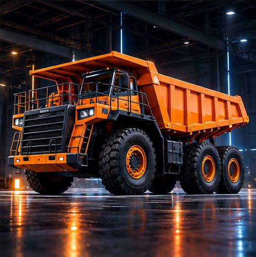 Ilustrasi varian mining hauler